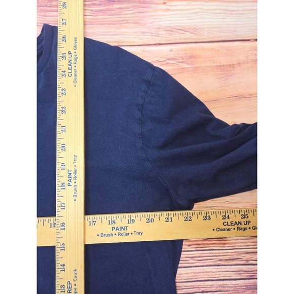 Polo Ralph Lauren Mens Navy L/S Crew T-shirt Medium - Picture 7 of 7